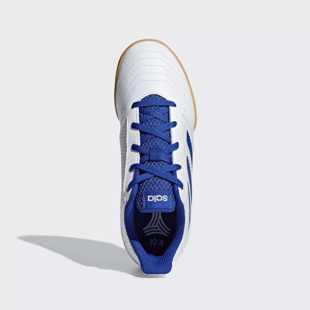 Adidas Predator 19.4 Sala Tenis De Futbol Blancos Para Niño (MX-36792)
